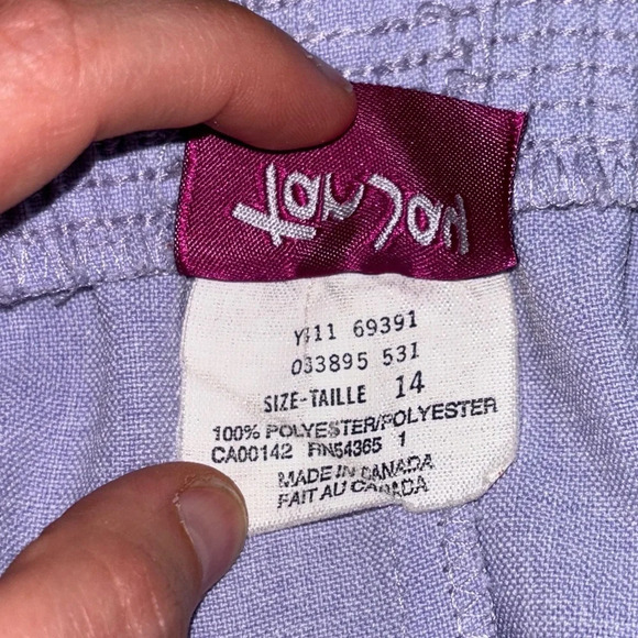 TanJay Vintage Lilac Purple Straight/Pencil Skirt with Gold Trim Belt - Picture 5 of 10